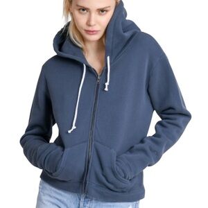 Perfectwhitetee Jett Fleece Zip Up Hoodie